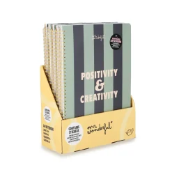Online Mr Wonderfull Caderno A4 - Positivity & Creativity