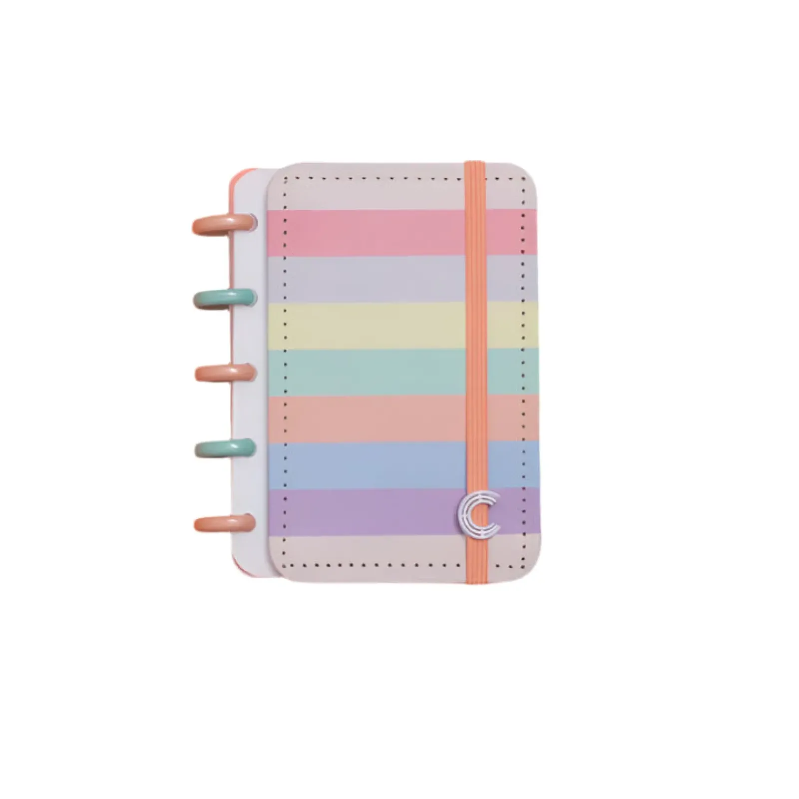 Caderno Inteligente Cadernos E Recargas|Cadernos De Disco > Caderno Arco-Íris Pastel