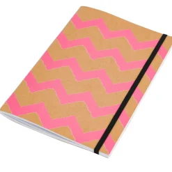Fabulousrainbow Cadernos E Blocos > Caderno A5 - Riscas Cores Sortido
