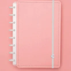 Caderno Inteligente Cadernos E Recargas|Cadernos De Disco > Caderno A5 Rosa Pastel