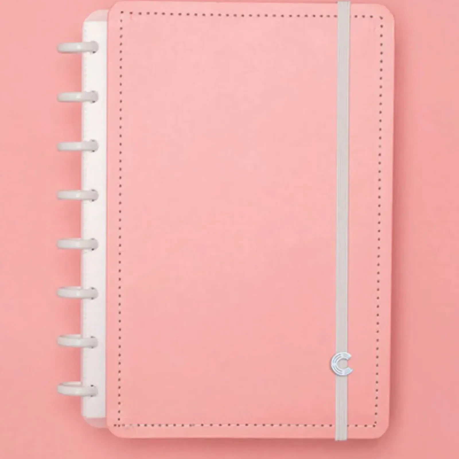 Caderno Inteligente Cadernos E Recargas|Cadernos De Disco > Caderno A5 Rosa Pastel