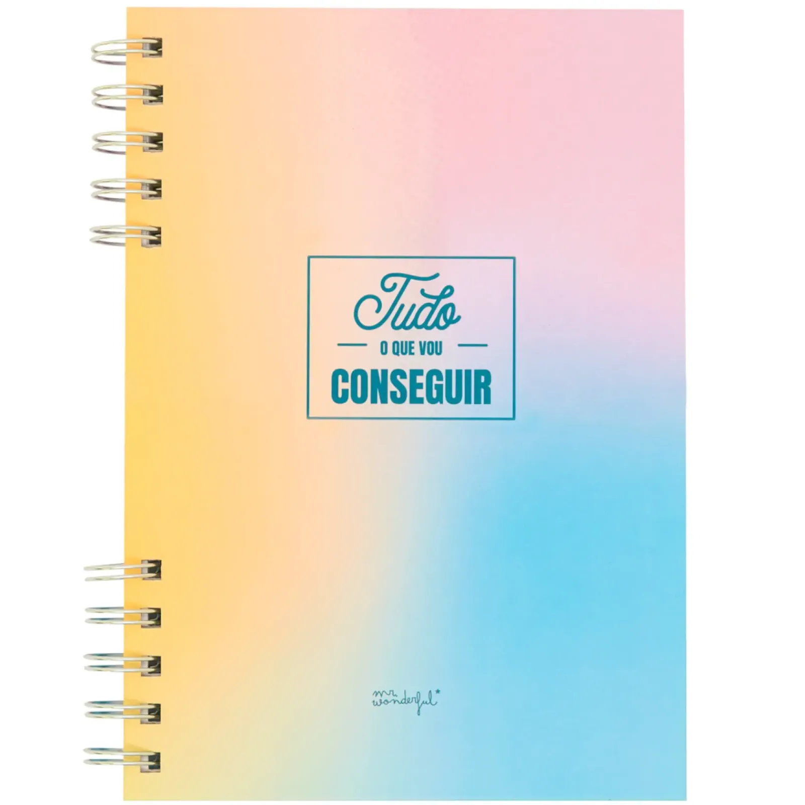 Online Mr. Wonderful Caderno A5 Rosa - Tudo O Que Vou Conseguir