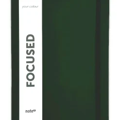 Discount Note! Caderno B5 Com Elástico Pautado 80 Folhas Your Colour Verde Note