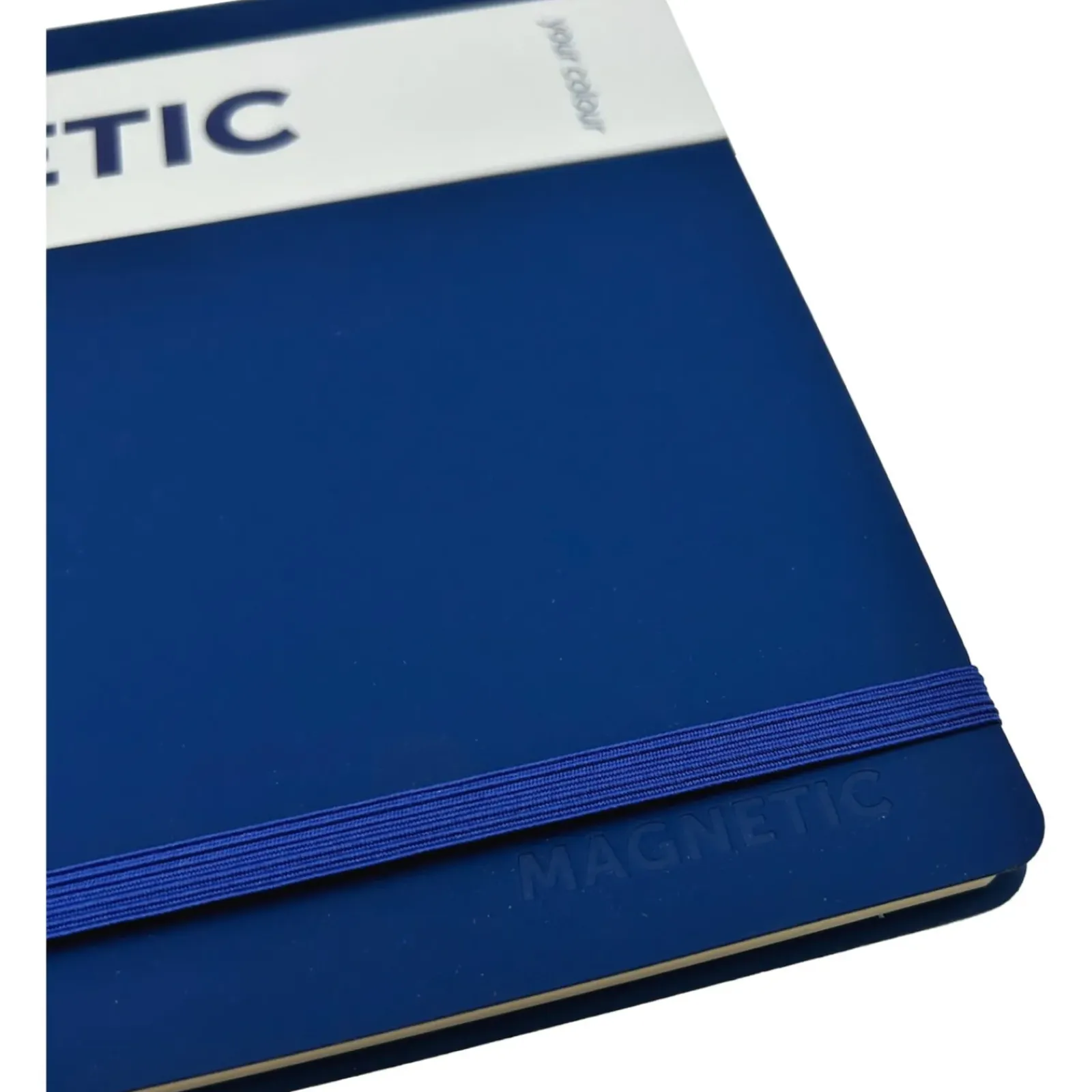 Note! Cadernos E Recargas > Caderno B5 Com Elástico Pautado 80 Folhas Your Colour Azul Note