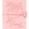 Online Pusheen Caderno Capa Couro - Gato