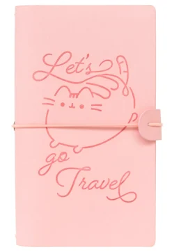 Online Pusheen Caderno Capa Couro - Gato