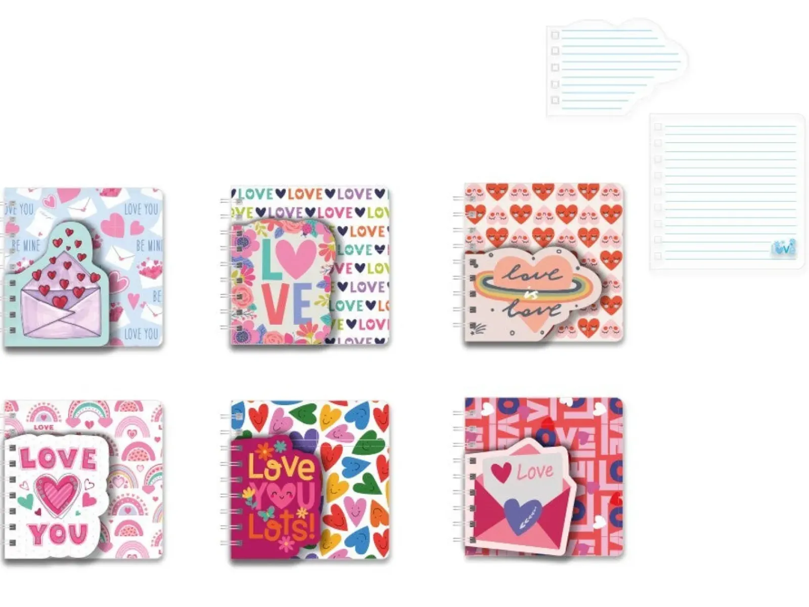 Heyou Cadernos E Blocos > Caderno - Capa Dupla Love Sortido