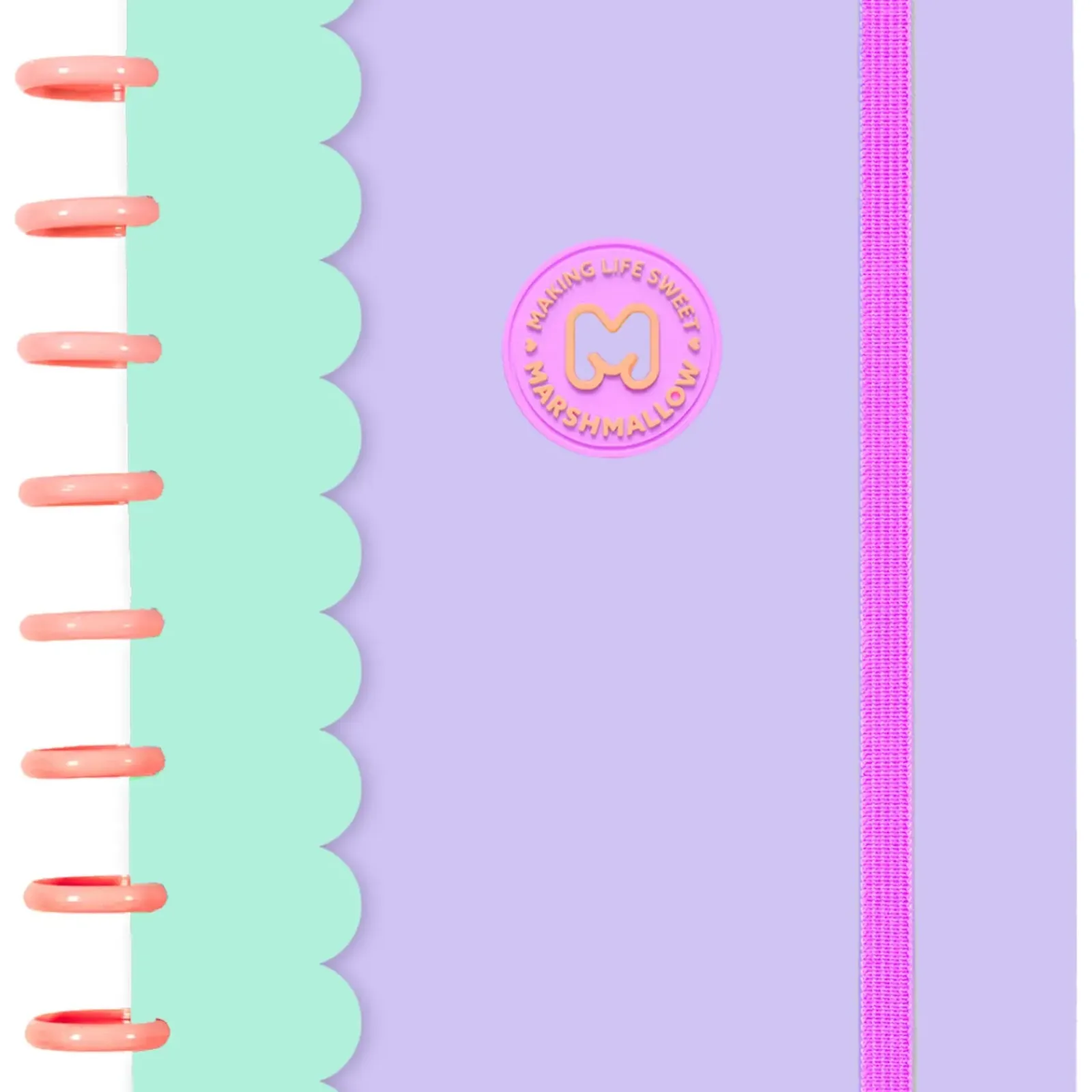 Marshmallow Blocos E Notas Aderentes > Caderno Disco A5 Duo