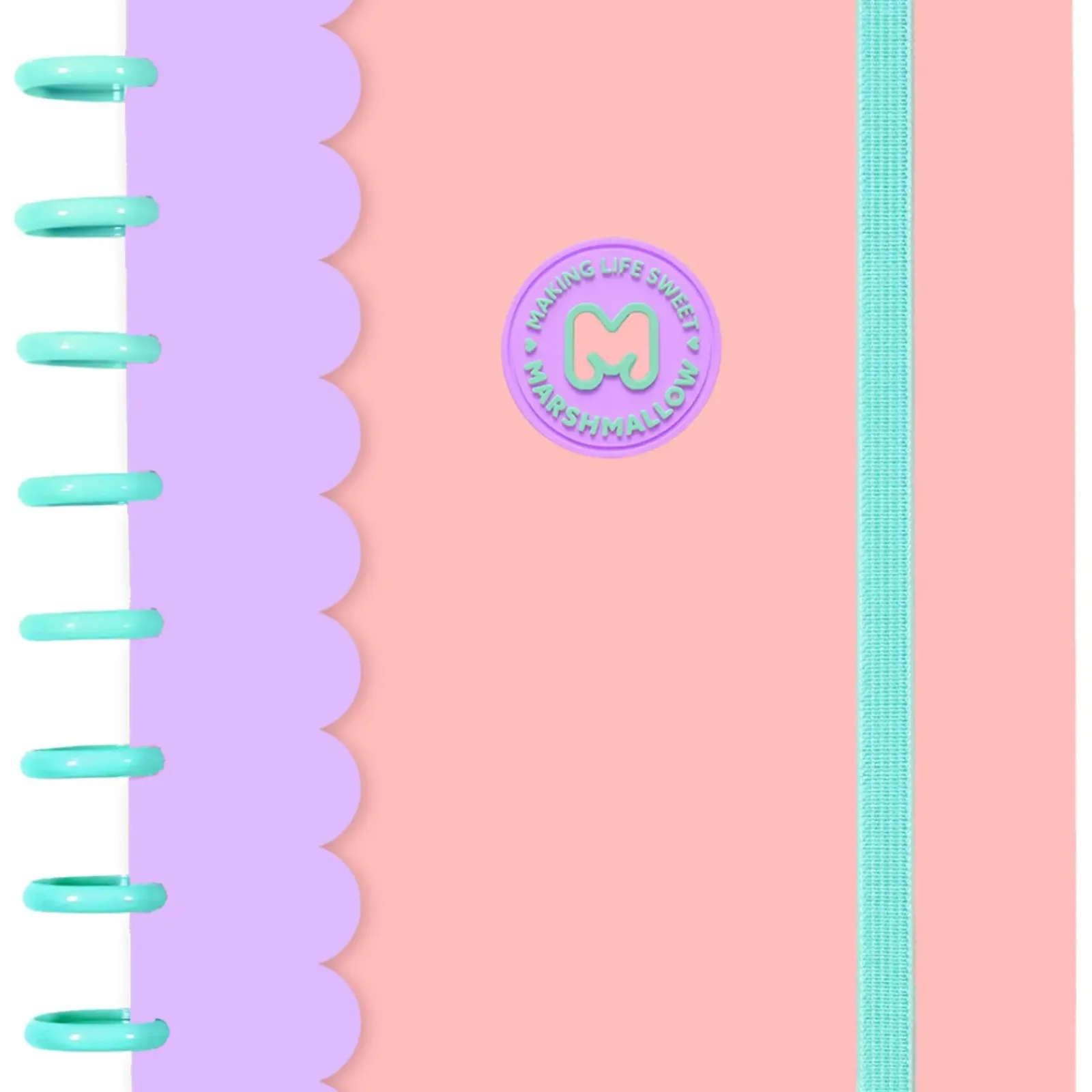 Marshmallow Blocos E Notas Aderentes > Caderno Disco A5 Duo