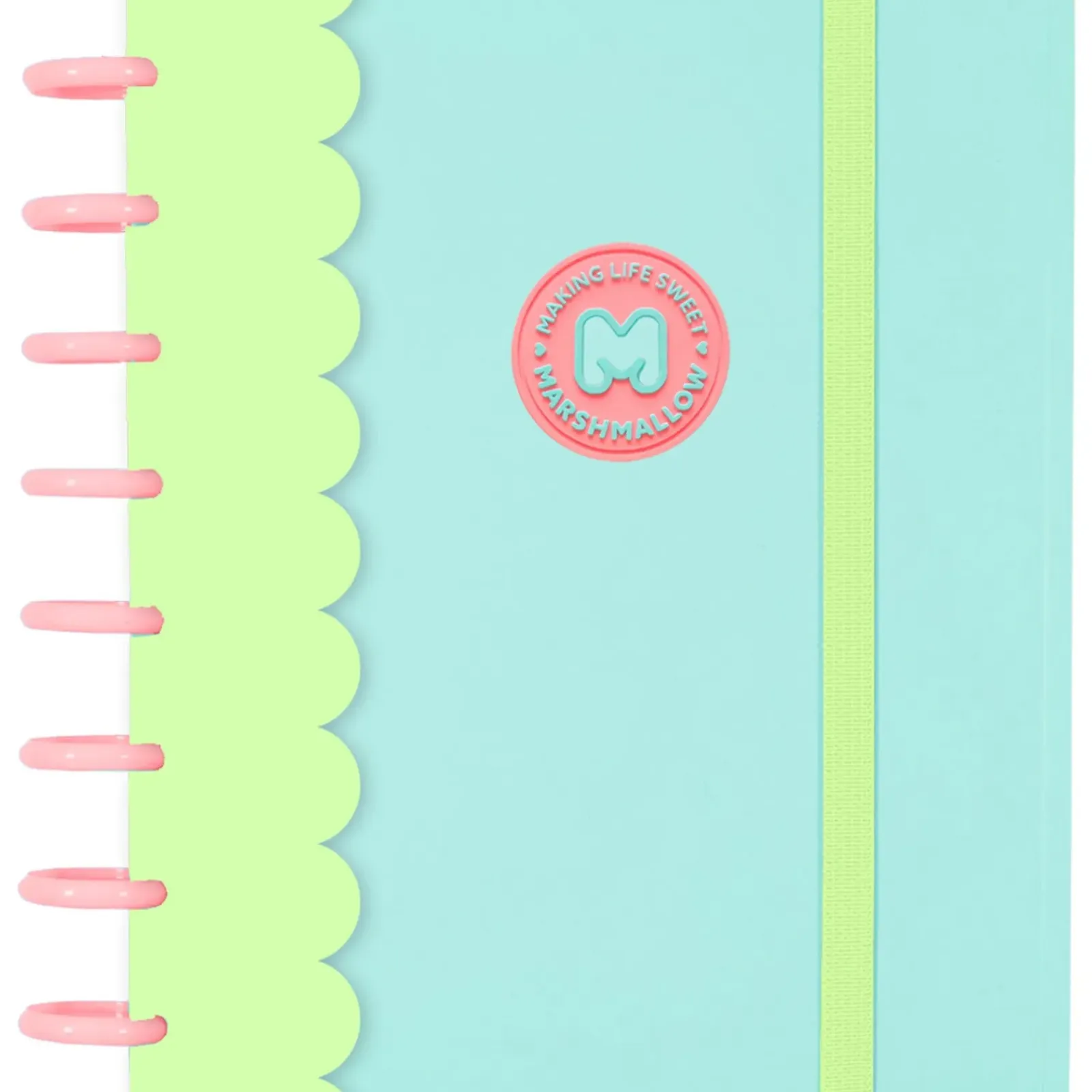 Marshmallow Blocos E Notas Aderentes > Caderno Disco A5 Duo