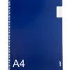 Note! Cadernos E Recargas > Caderno Espiral A4 Azul 80 Folhas Pautado