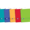 Oxford Cadernos E Recargas > Caderno Espiral A4 Banda Cor 80 Folhas Pautado Live&Go