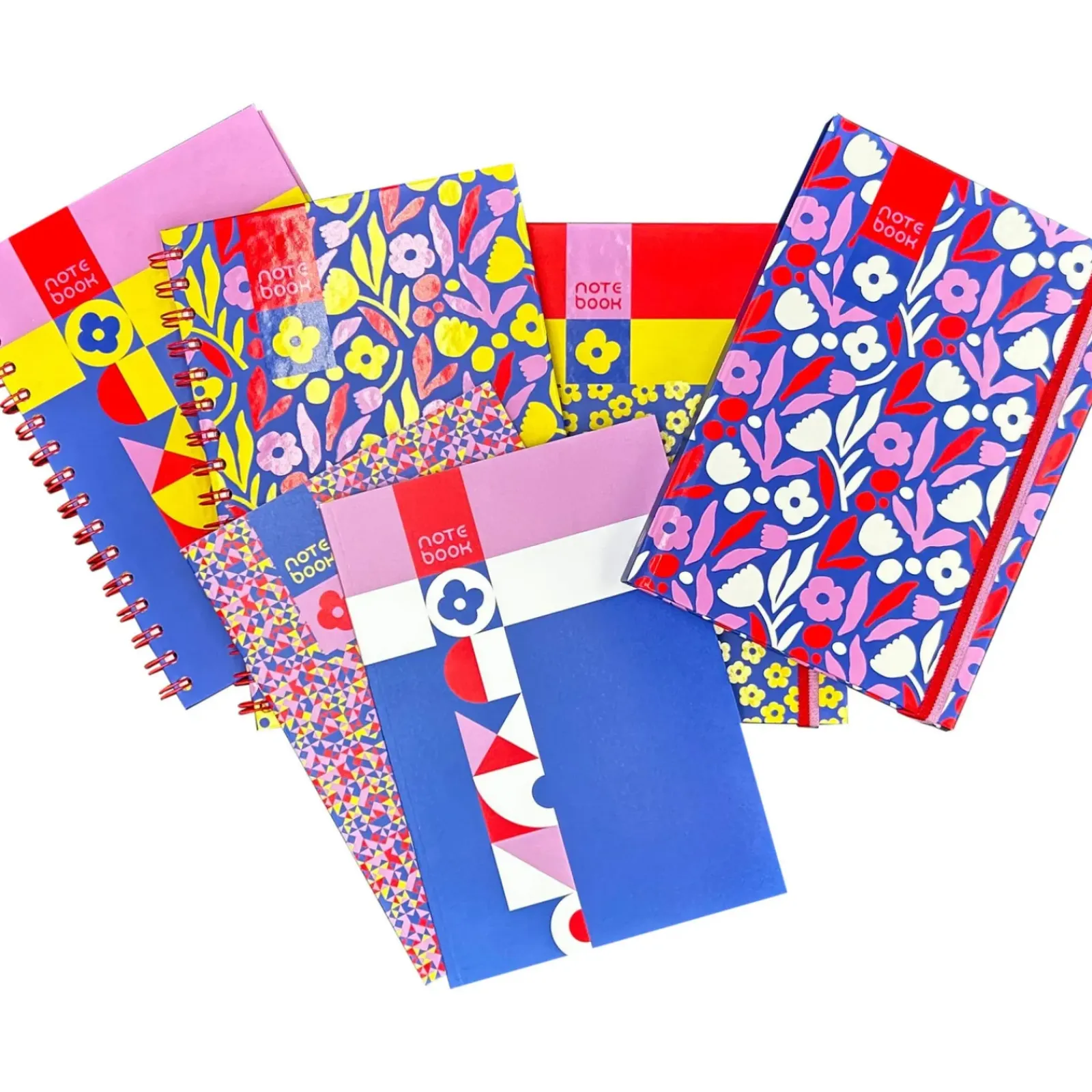 Sale Note! Caderno Espiral A5 Capa Dura Liso 96F Flower