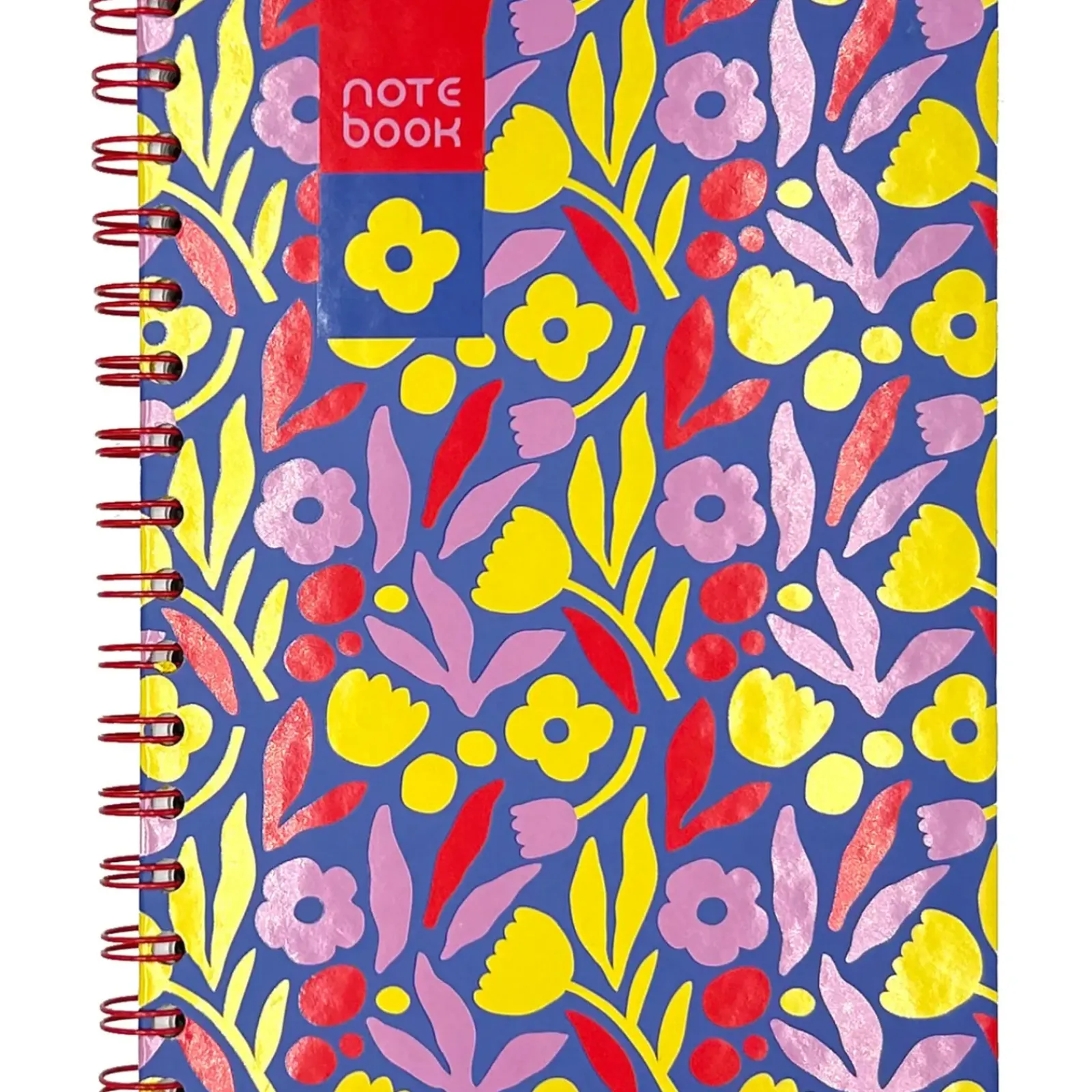 Sale Note! Caderno Espiral A5 Capa Dura Liso 96F Flower