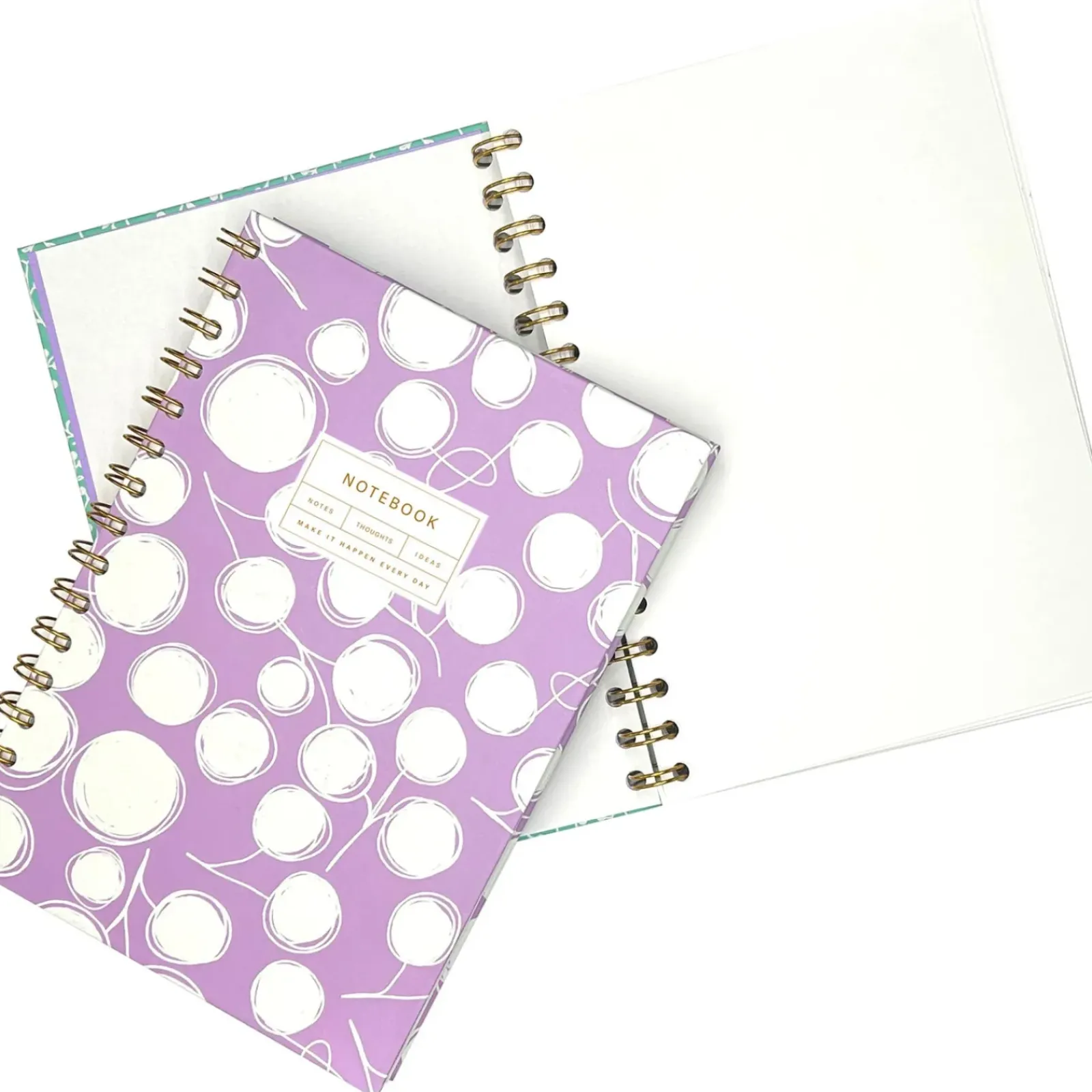 New Note! Caderno Espiral A5 Capa Dura Liso 96F Bloom