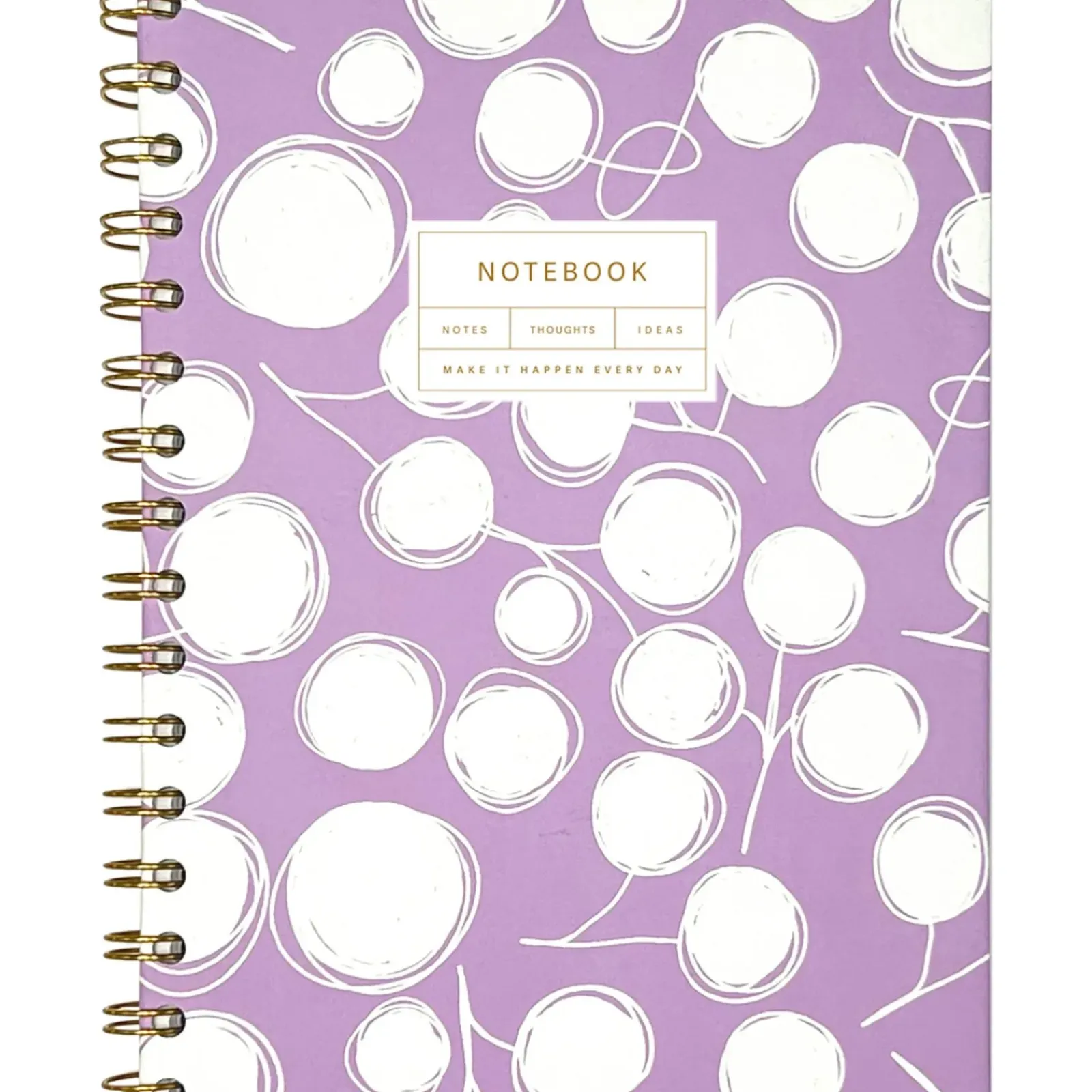New Note! Caderno Espiral A5 Capa Dura Liso 96F Bloom