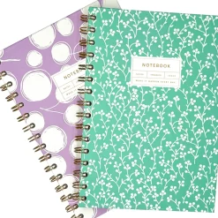New Note! Caderno Espiral A5 Capa Dura Liso 96F Bloom