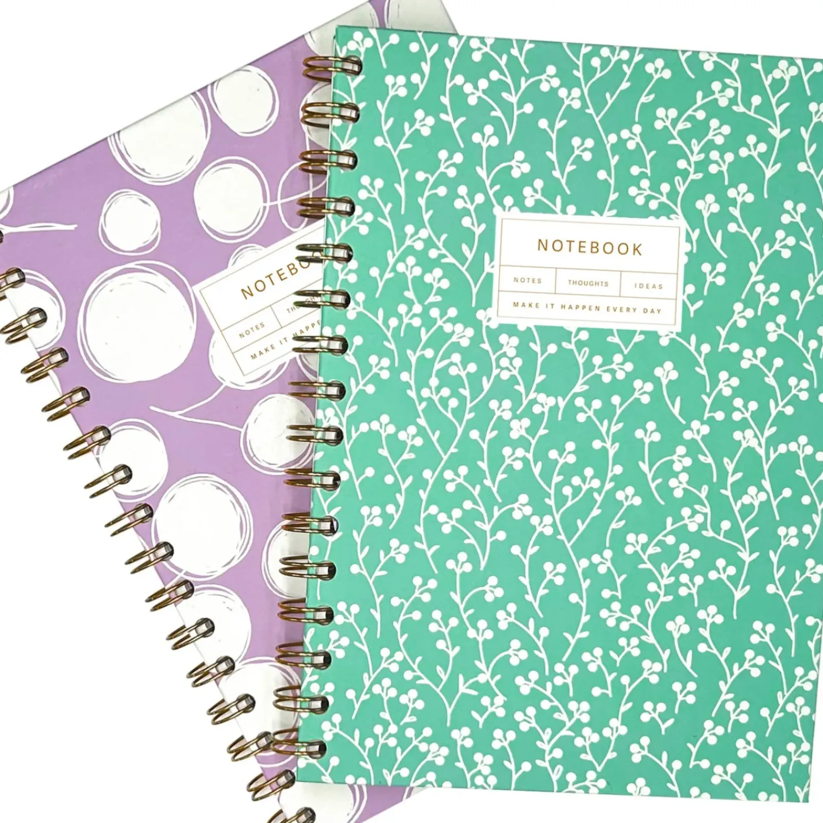 New Note! Caderno Espiral A5 Capa Dura Liso 96F Bloom
