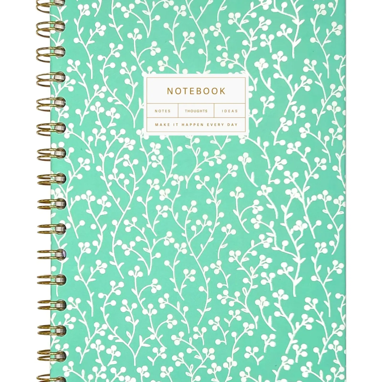 New Note! Caderno Espiral A5 Capa Dura Liso 96F Bloom