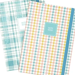 Note! Cadernos E Recargas > Caderno Espiral A5 Capa Dura Liso 96F com Elástico Square