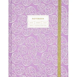 Note! Cadernos E Recargas > Caderno Espiral A5 Capa Dura Liso 96F com Elástico Bloom