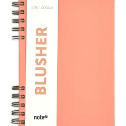 Best Note! Caderno Espiral A5 Capa Dura Pautado Your Colour Peach