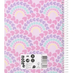 Clearance Note! Caderno Espiral A5 Capa Dura Pautado 100 Folhas Mermaid
