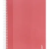 Note! Cadernos E Recargas > Caderno Espiral A5 Capa Dura Pautado 100 Folhas Rosa Colours