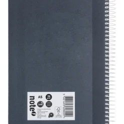 Note! Cadernos E Recargas > Caderno Espiral A5 Capa Dura Pautado 100 Folhas Azul Escuro Colours