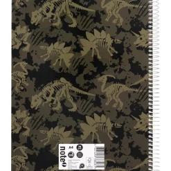 Best Note! Caderno Espiral A4 Capa Dura Pautado 100 Folhas T-Rex