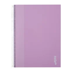 Hot Note! Caderno Espiral A4 Capa Dura Pautado 100 folhas Pastel