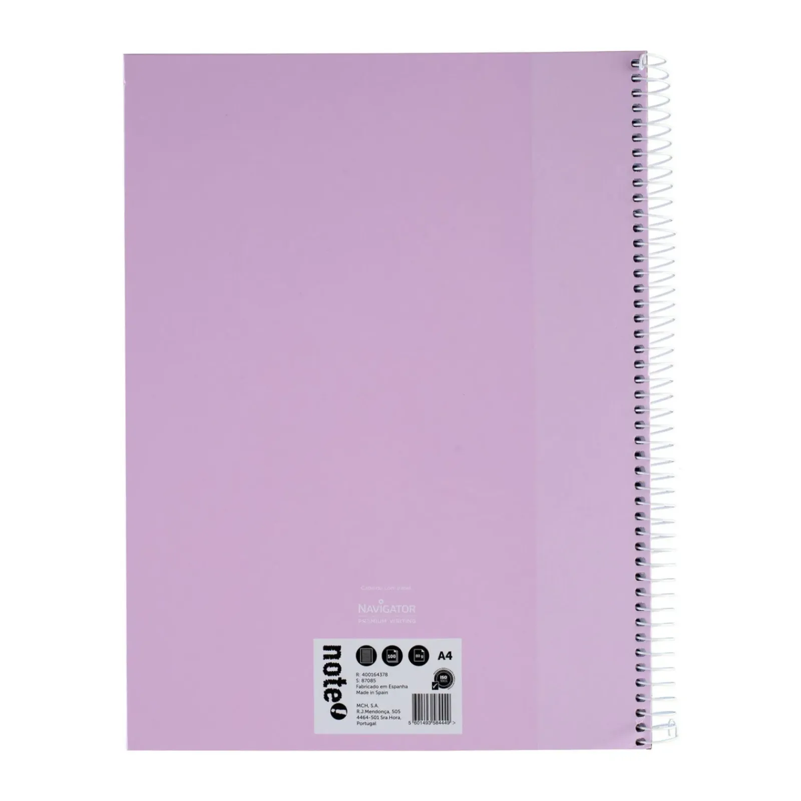 Hot Note! Caderno Espiral A4 Capa Dura Pautado 100 folhas Pastel