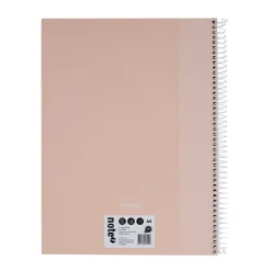 Hot Note! Caderno Espiral A4 Capa Dura Pautado 100 folhas Pastel