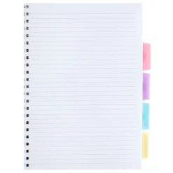 Note! Cadernos E Recargas > Caderno Espiral A4 com Elástico 120 Folhas Pautado (artigo sortido)