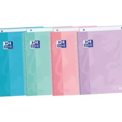Discount Oxford Caderno Espiral A4 Euro Cartão 80 Folhas 90Gr Pastel