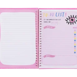 Outras Marcas Cadernos E Recargas|Cadernos E Blocos > Caderno Espiral A5 60 Folhas Cats Pink Magic