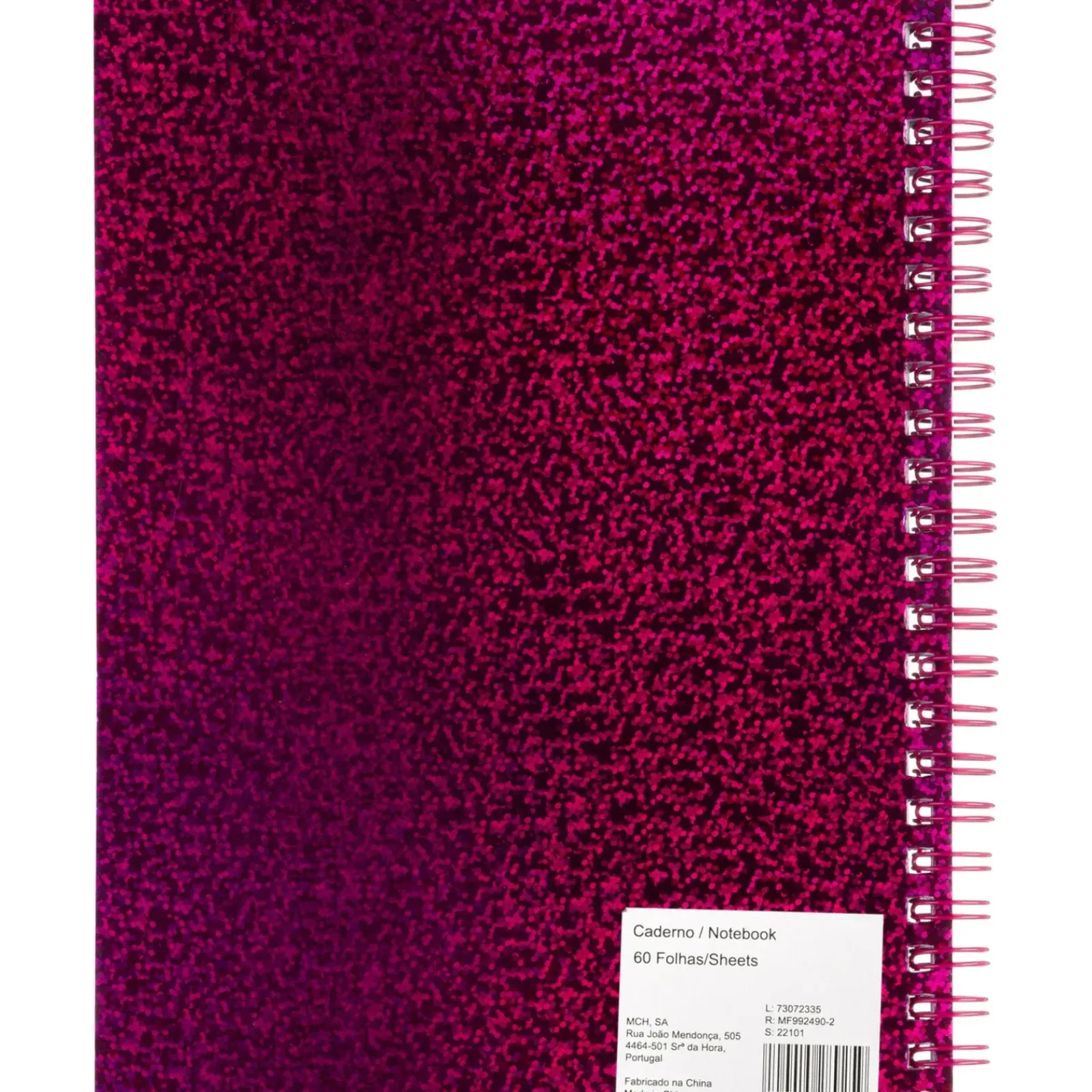 Outras Marcas Cadernos E Recargas|Cadernos E Blocos > Caderno Espiral A5 60 Folhas Eye Pink Magic