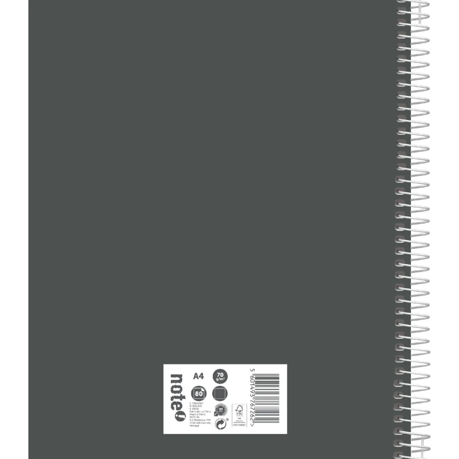 New Note! Caderno Espiral A4 80 Folhas 70G Liso Tecnoline