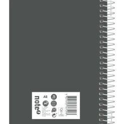Discount Note! Caderno Espiral A5 80 Folhas 70G Pautado Tecnoline