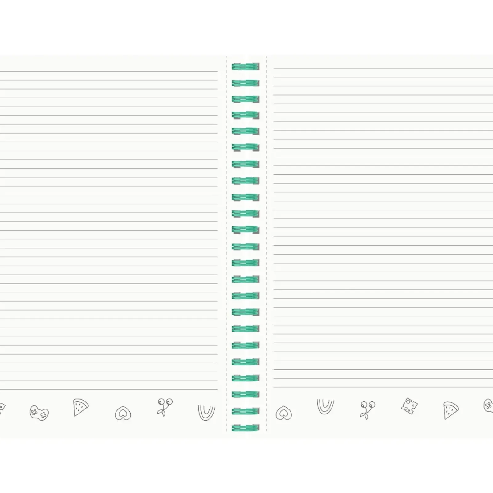 Note! Cadernos E Recargas > Caderno Espiral A4 80 Folhas 70G Pautado Pins