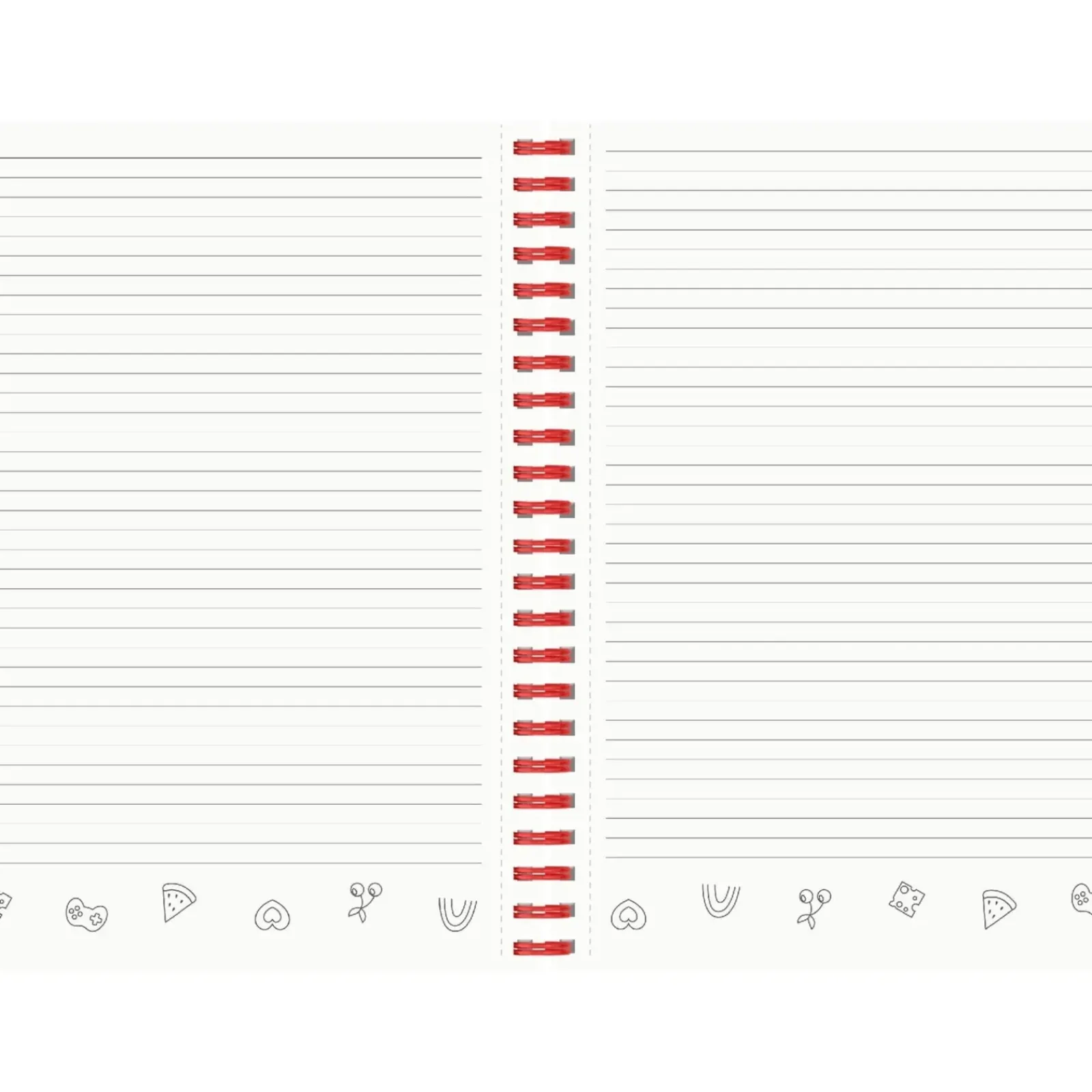 Note! Cadernos E Recargas > Caderno Espiral A4 80 Folhas 70G Pautado Pins
