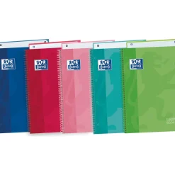 New Oxford Caderno Espiral A4 80 Folhas 90 Gr Cor Vivas