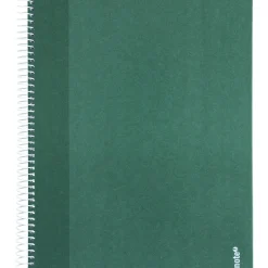 Hot Note! Caderno Espiral A4 Pautado Capa Dura Verde Escuro