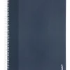 Discount Note! Caderno Espiral A4 Pautado Capa Dura Azul Escuro
