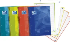 Sale Oxford Caderno Espiral A4 Pautado com Separadores (várias cores)