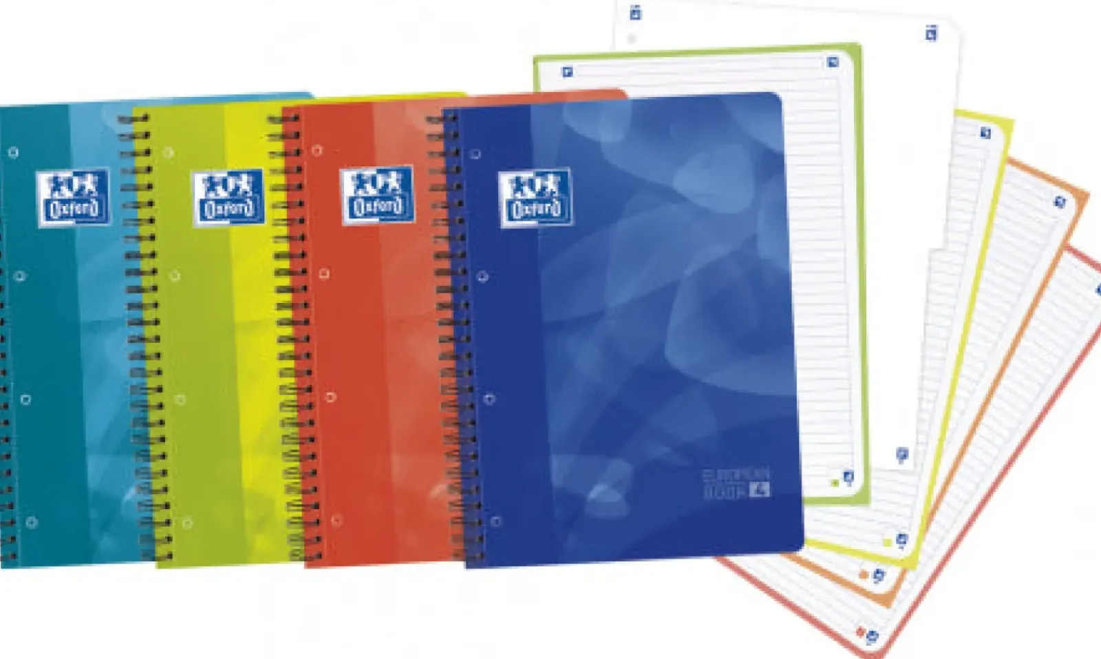Sale Oxford Caderno Espiral A4 Pautado com Separadores (várias cores)