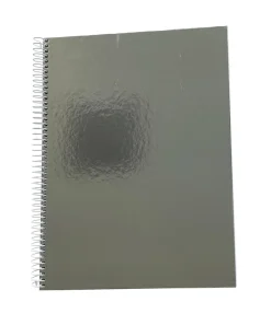 Note! Cadernos E Recargas > Caderno Espiral A4 Pautado 100Folhas 70G Prata Foiled