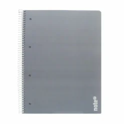 Note! Cadernos E Recargas > Caderno Espiral A4 Pautado 100 folhas 70g Cinza