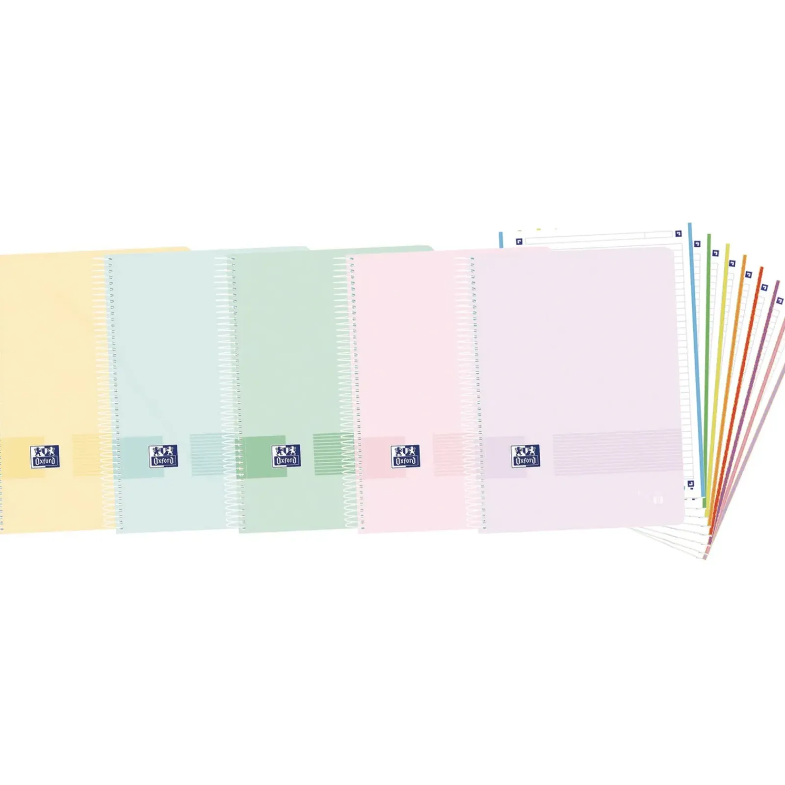 Online Oxford Caderno Espiral A4 Pautado 160 Folhas 8 Disciplinas Live&Go
