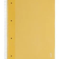 Note! Cadernos E Recargas > Caderno Espiral A4 Pautado 100 Folhas 70g Mostarda